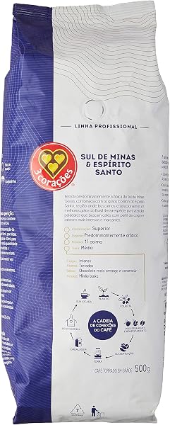 3 Corações Café Especial em Grãos Rituais Cerrado Mineiro 500 g