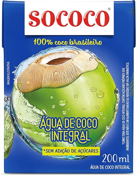 Água de Coco Sococo 200ml