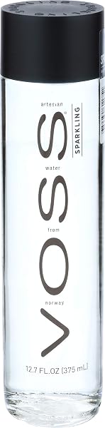 Água Voss Com Gás Vidro 375ml