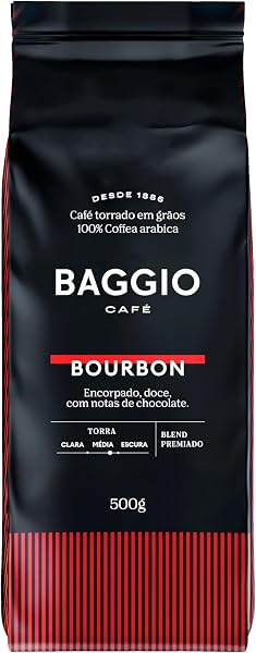 Baggio Café Bourbon Espresso em Grão 500g