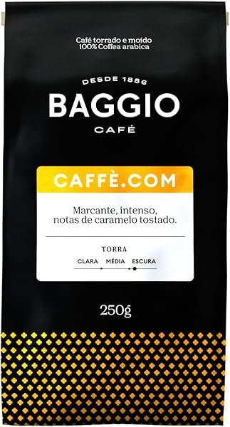 Baggio Café Torrado e Moído Premium Caffè.com 250g