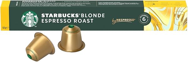 Café em Cápsula Starbucks Blonde Espresso Roast by Nespresso - 10 Unidades
