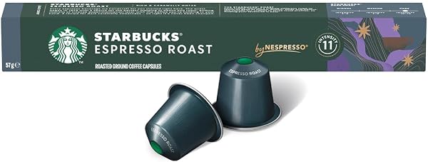 Café em Cápsula Starbucks Espresso Roast by Nespresso - 10 Unidades