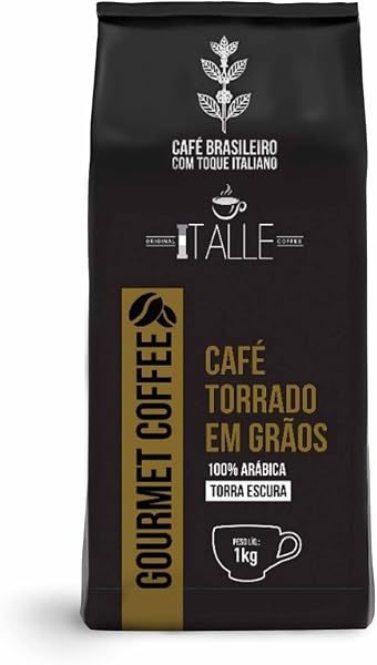 Café Italle Torrado Arábica em Grãos Gourmet 1 kg