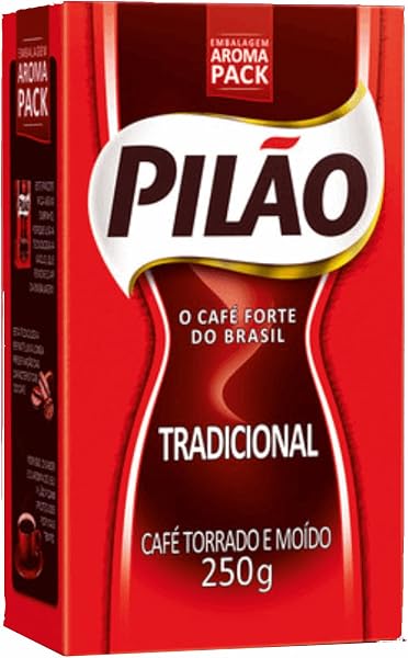 Café Pilão Torrado e Moído Tradicional Vácuo 250g