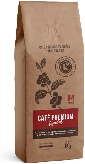 Café Premium Especial Klem Orgânicos em Grãos 1kg