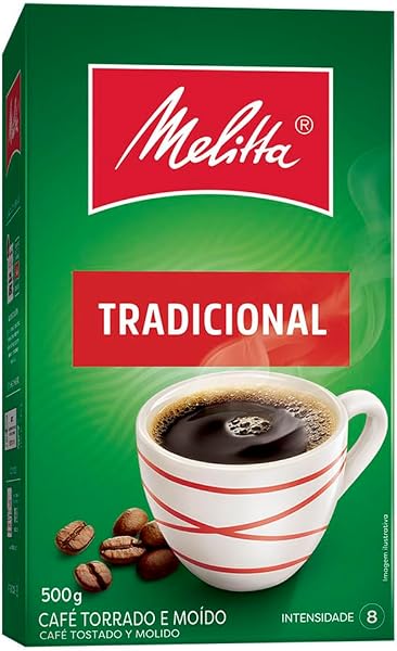Café Tradicional Melitta Torrado e Moído Vácuo 500g