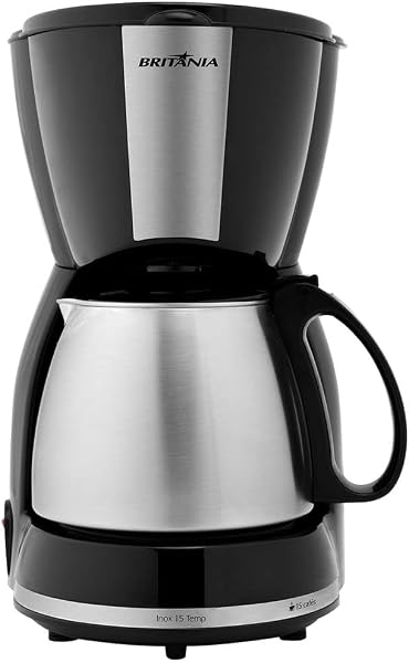 Cafeteira Elétrica Britânia CP15 Inox 15 Xícaras 550W