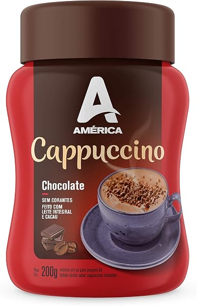 Cappuccino em Pó América Chocolate 200g