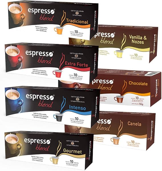 Cápsulas de Café Nespresso Intenso - 10 Unidades