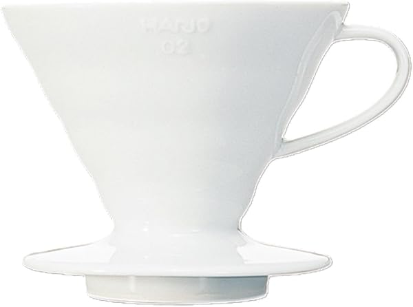 Hario V60 Ceramic Coffee Dripper Branco Tamanho 01 VDC-01W