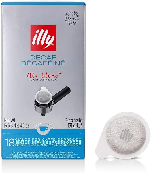 Illy Café em Sachê ESE Descafeinado — 18 Sachês