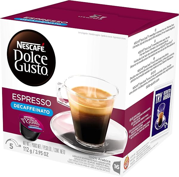 Nescafé Dolce Gusto Espresso Decaffeinato 16 Cápsulas