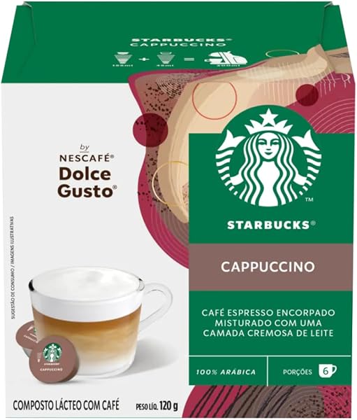 Starbucks Cappuccino by Nescafé Dolce Gusto 12 Cápsulas