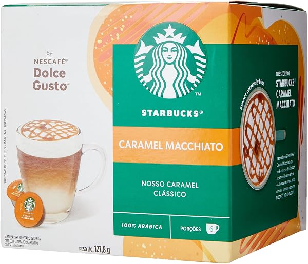 Starbucks Caramel Macchiato Nescafé Dolce Gusto 6 Cápsulas