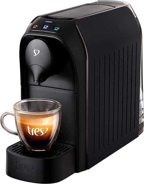 TRES 3 Corações Cafeteira Espresso e Multibebida Passione Preta 127V